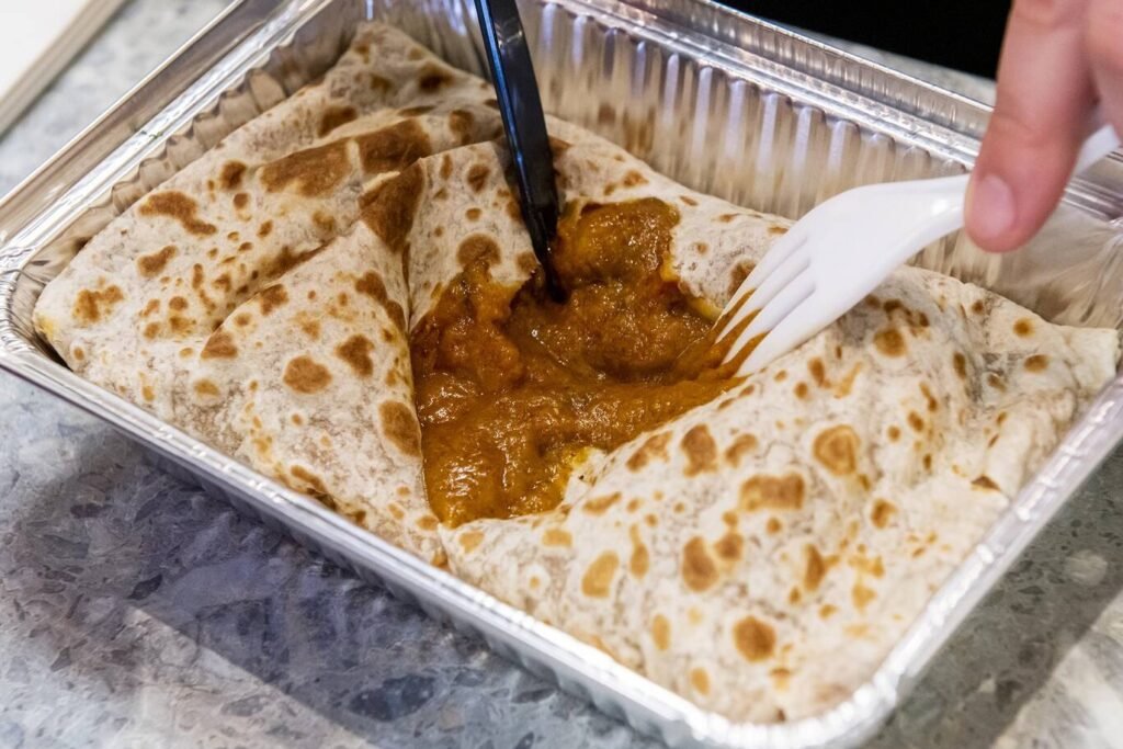Butter Chicken Roti in Vancouver